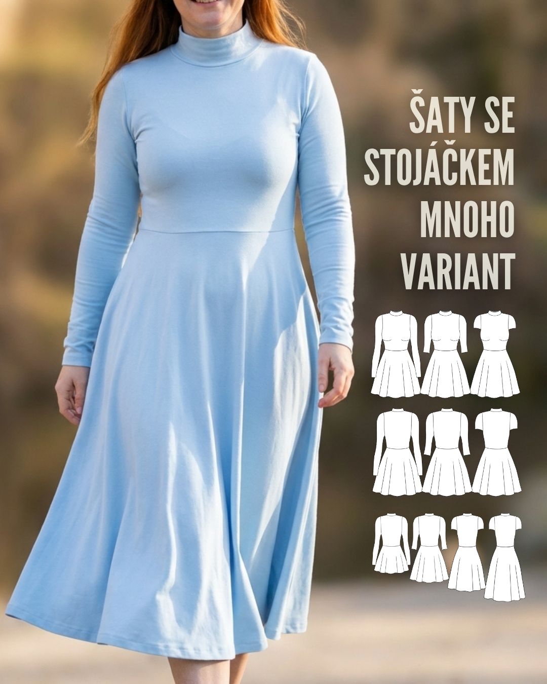 Šaty ELI - PAPÍROVÝ střih