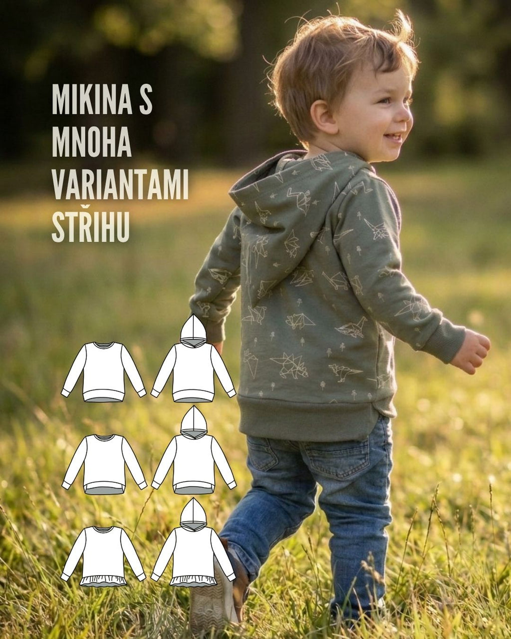 Mikina Winky 44-116 PDF střih