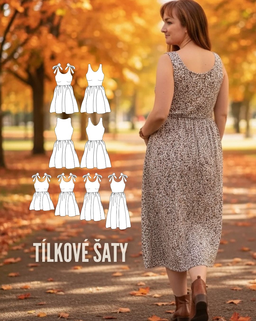 Šaty NINA - PAPÍROVÝ střih