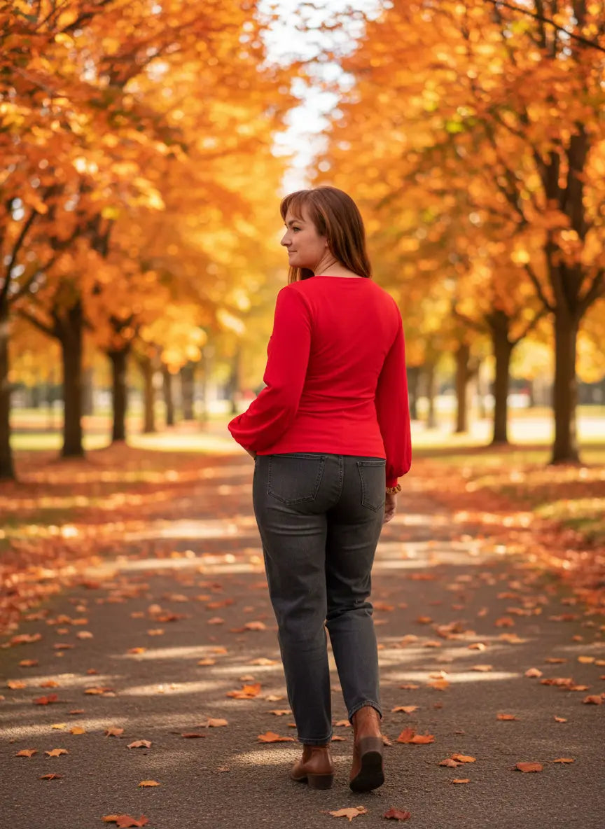Překřížené triko ZORA - PAPÍROVÝ střih