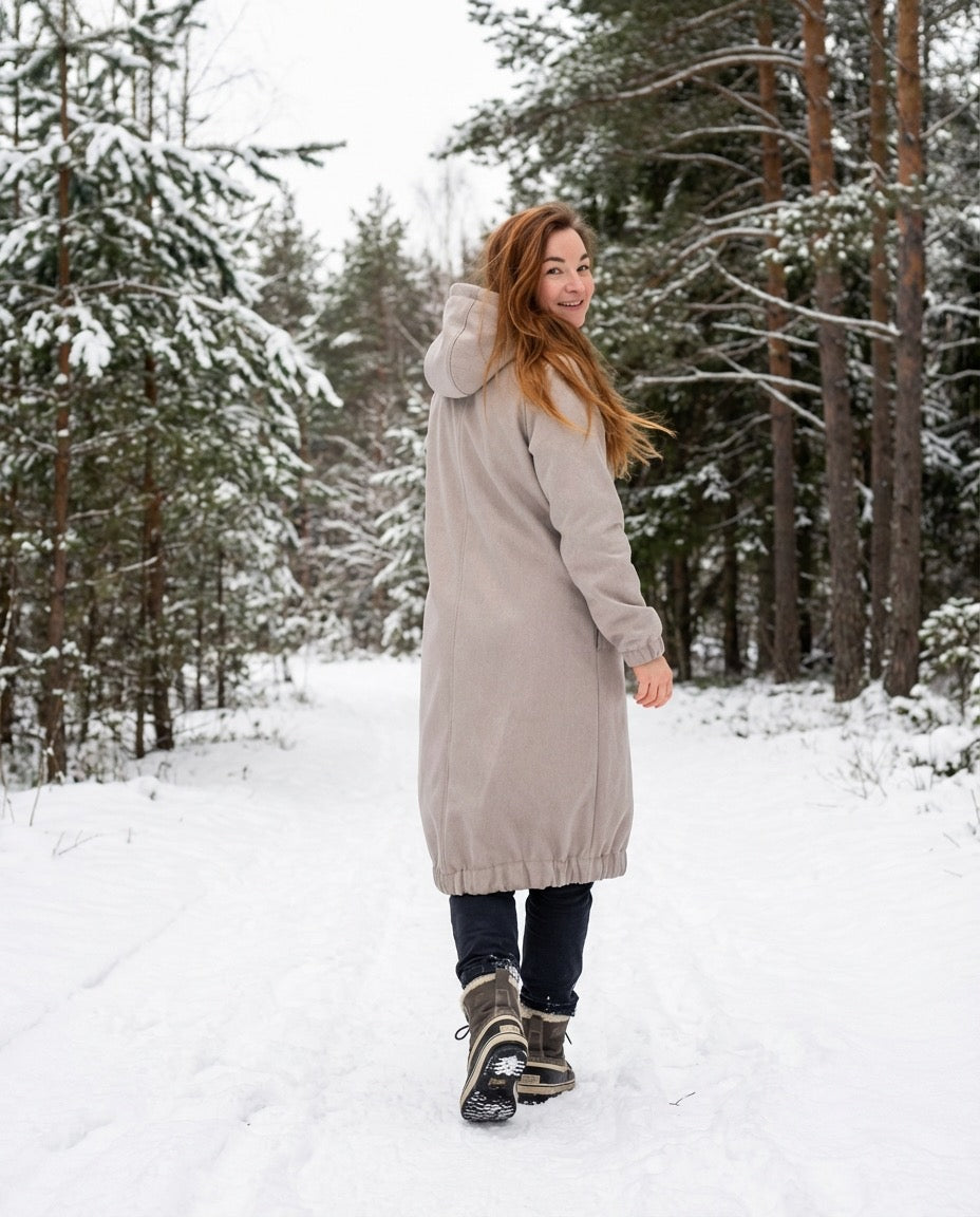 Kabát OLIVIA - PAPÍROVÝ střih