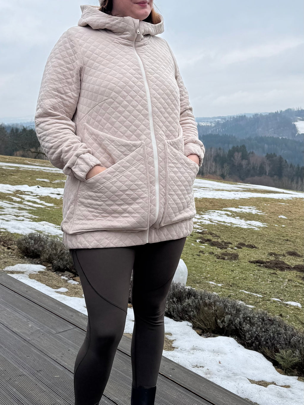 Kabát Olivia - PDF střih