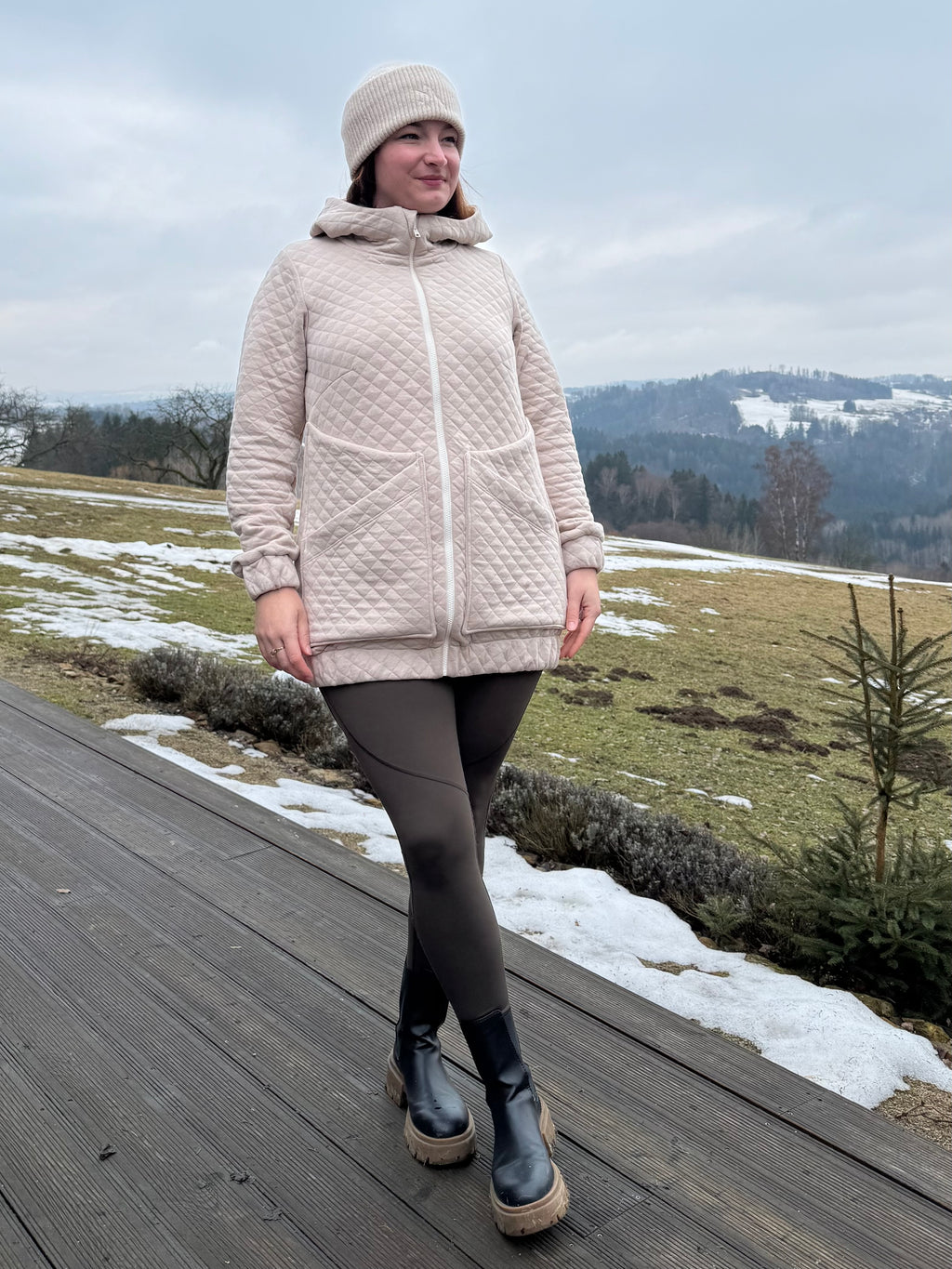 Kabát Olivia - PDF střih