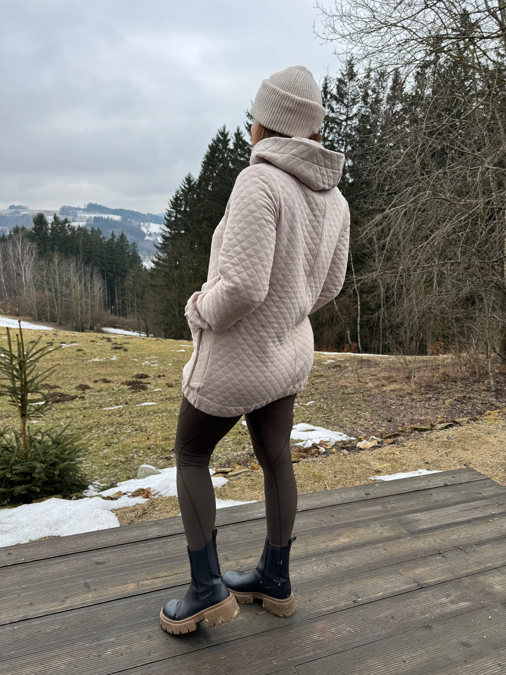 Kabát Olivia - PDF střih