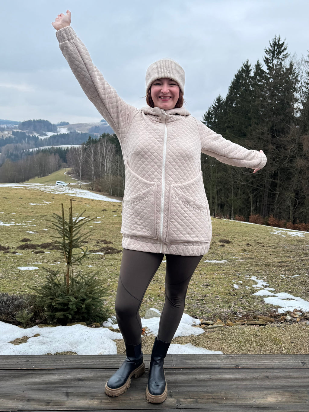 Kabát Olivia - PDF střih