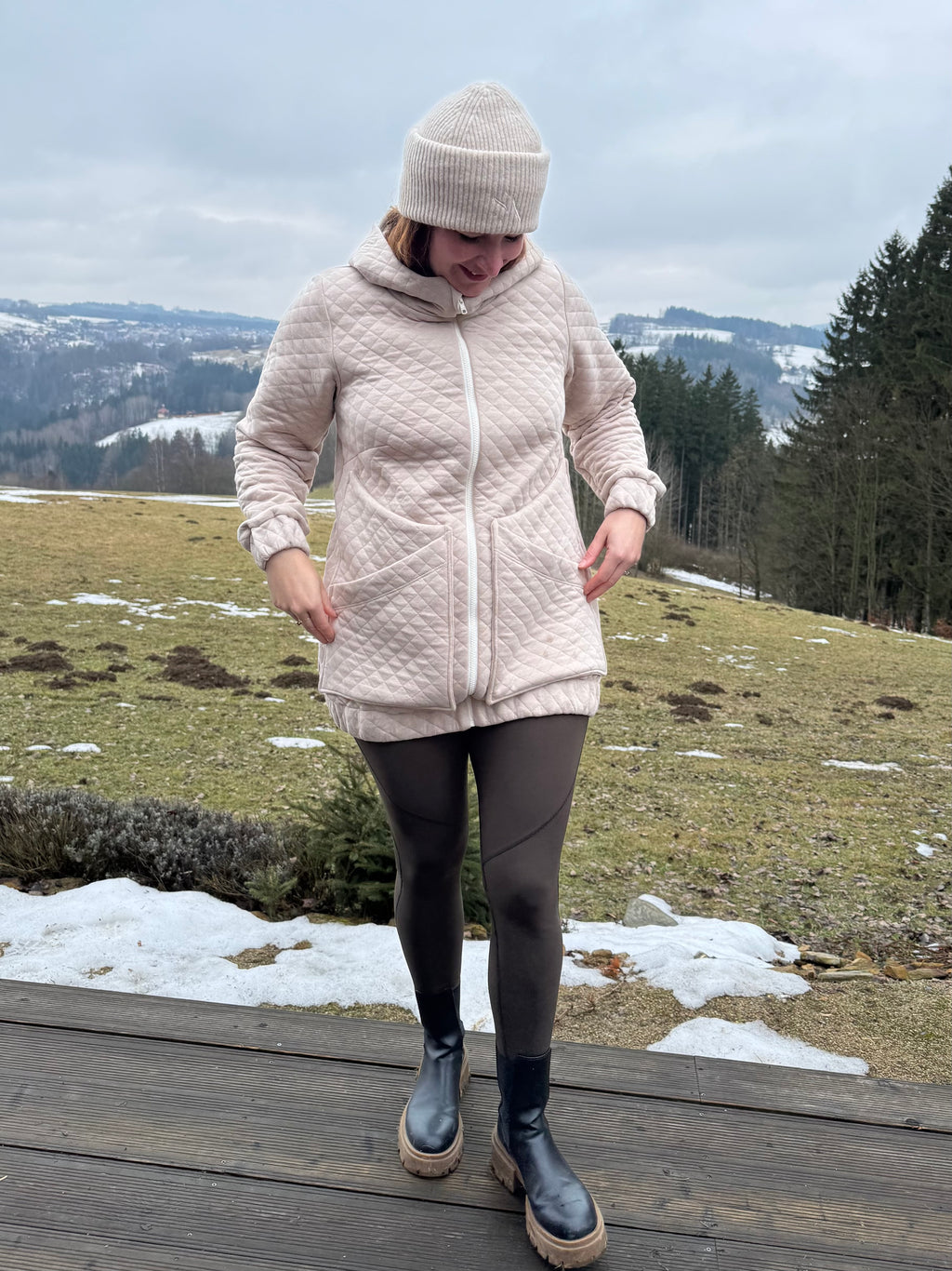 Kabát Olivia - PDF střih