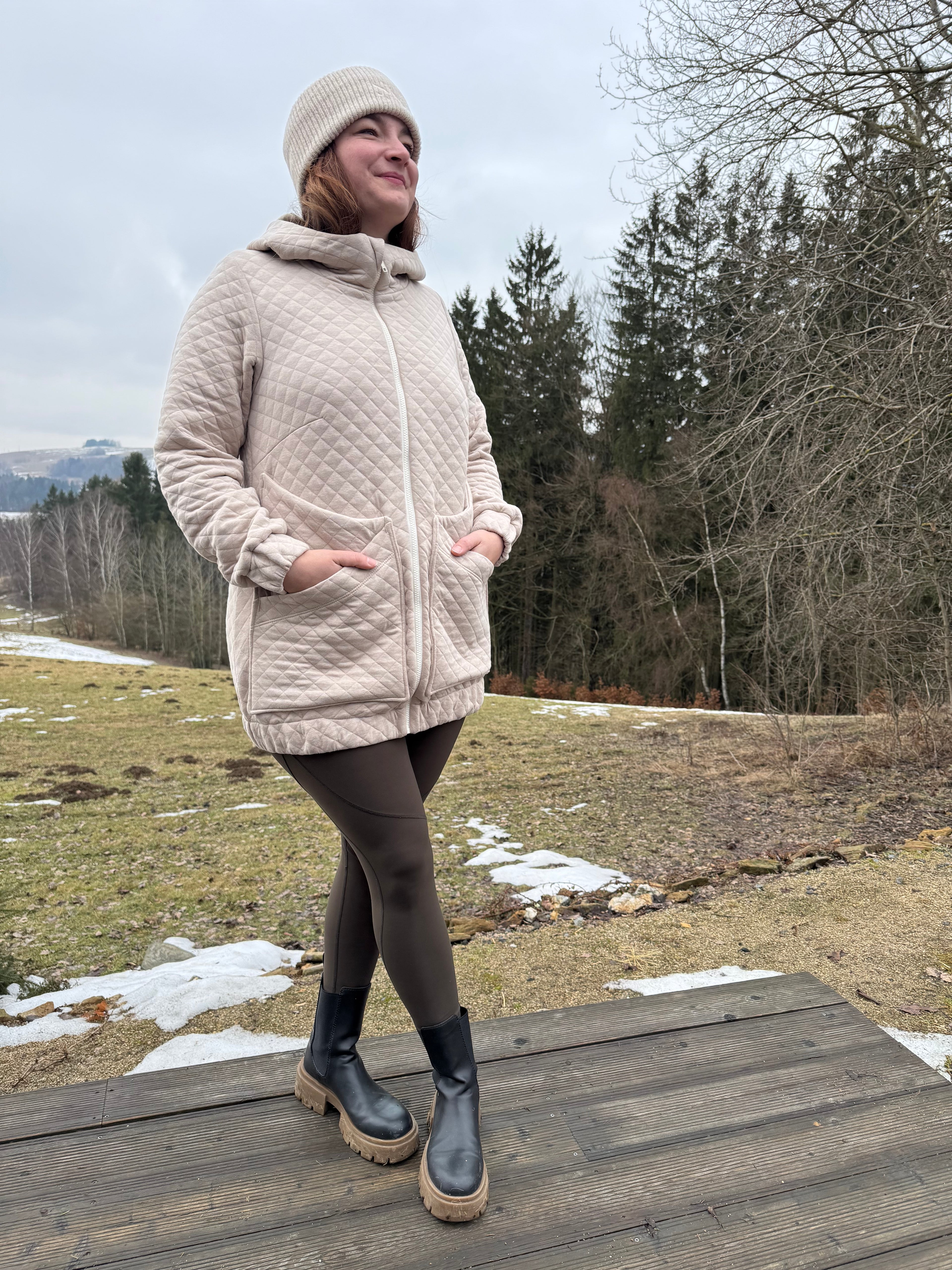 Kabát Olivia - PDF střih