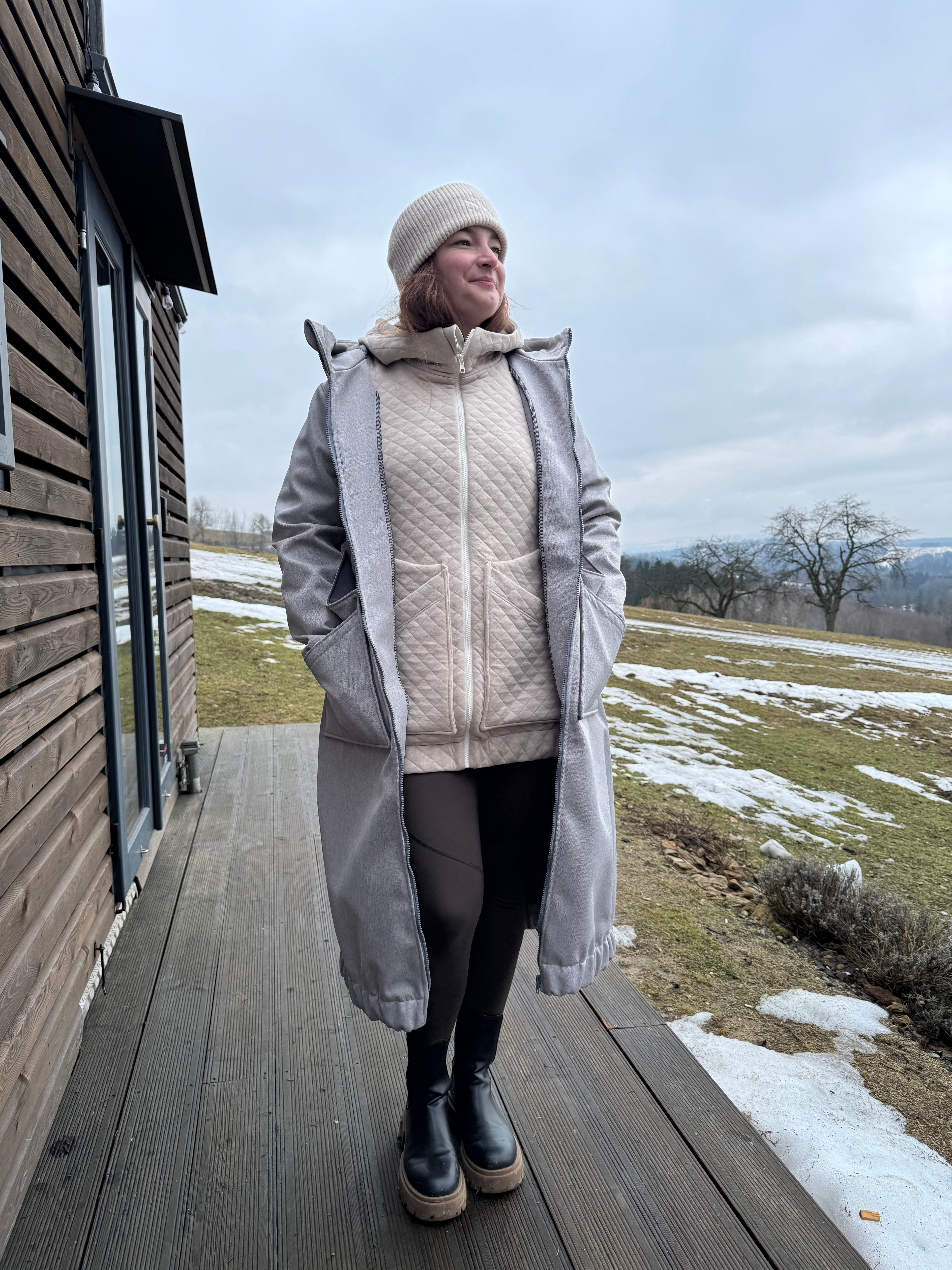 Kabát Olivia - PDF střih