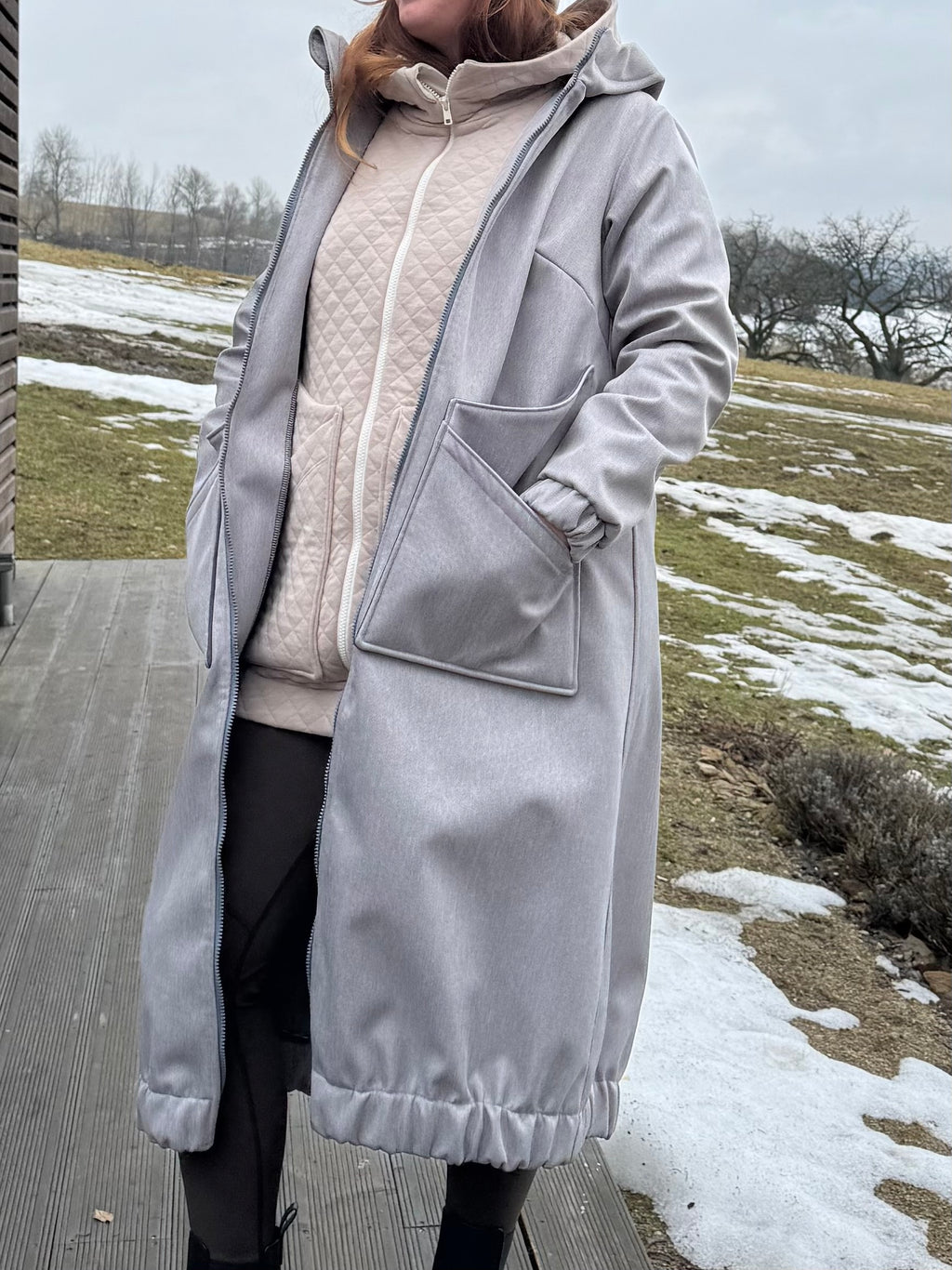 Kabát Olivia - PDF střih