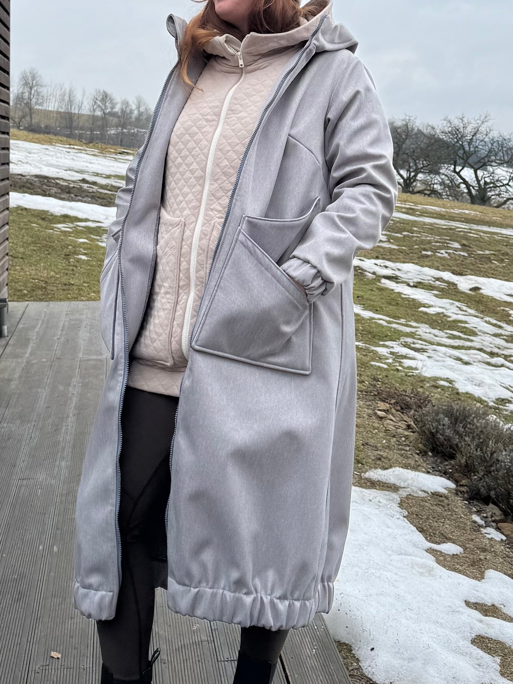 Kabát Olivia - PDF střih