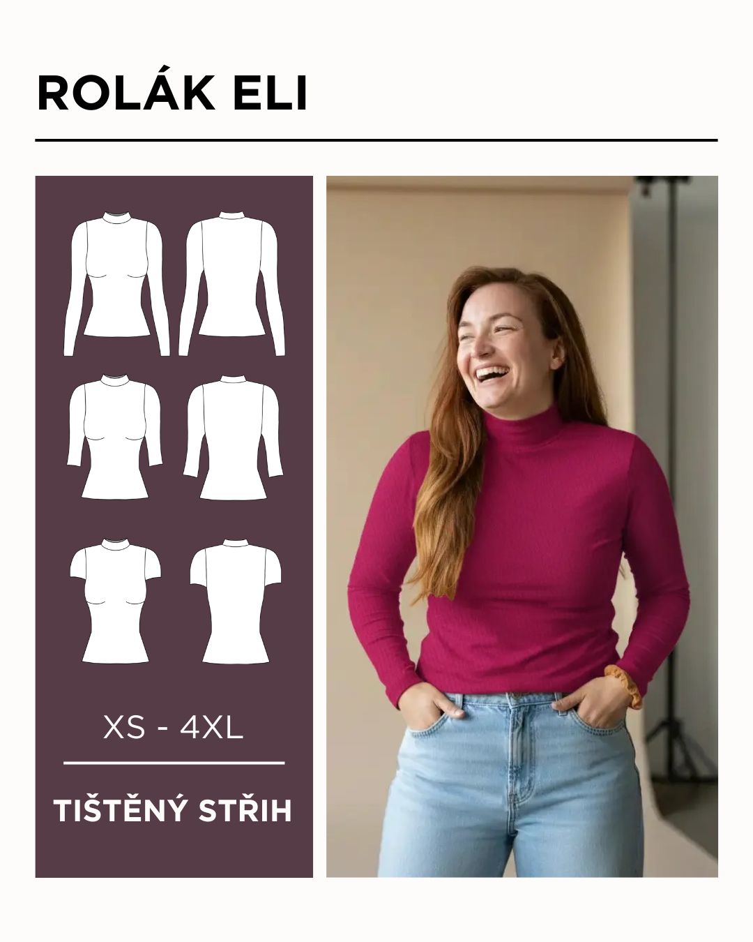 Rolák ELI - PAPÍROVÝ střih