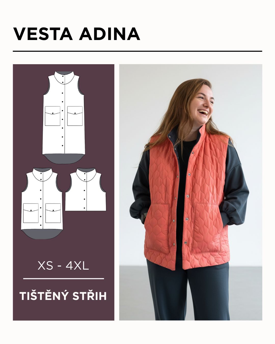Vesta Adina - PAPÍROVÝ střih