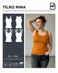 Tílko NINA - PDF střih