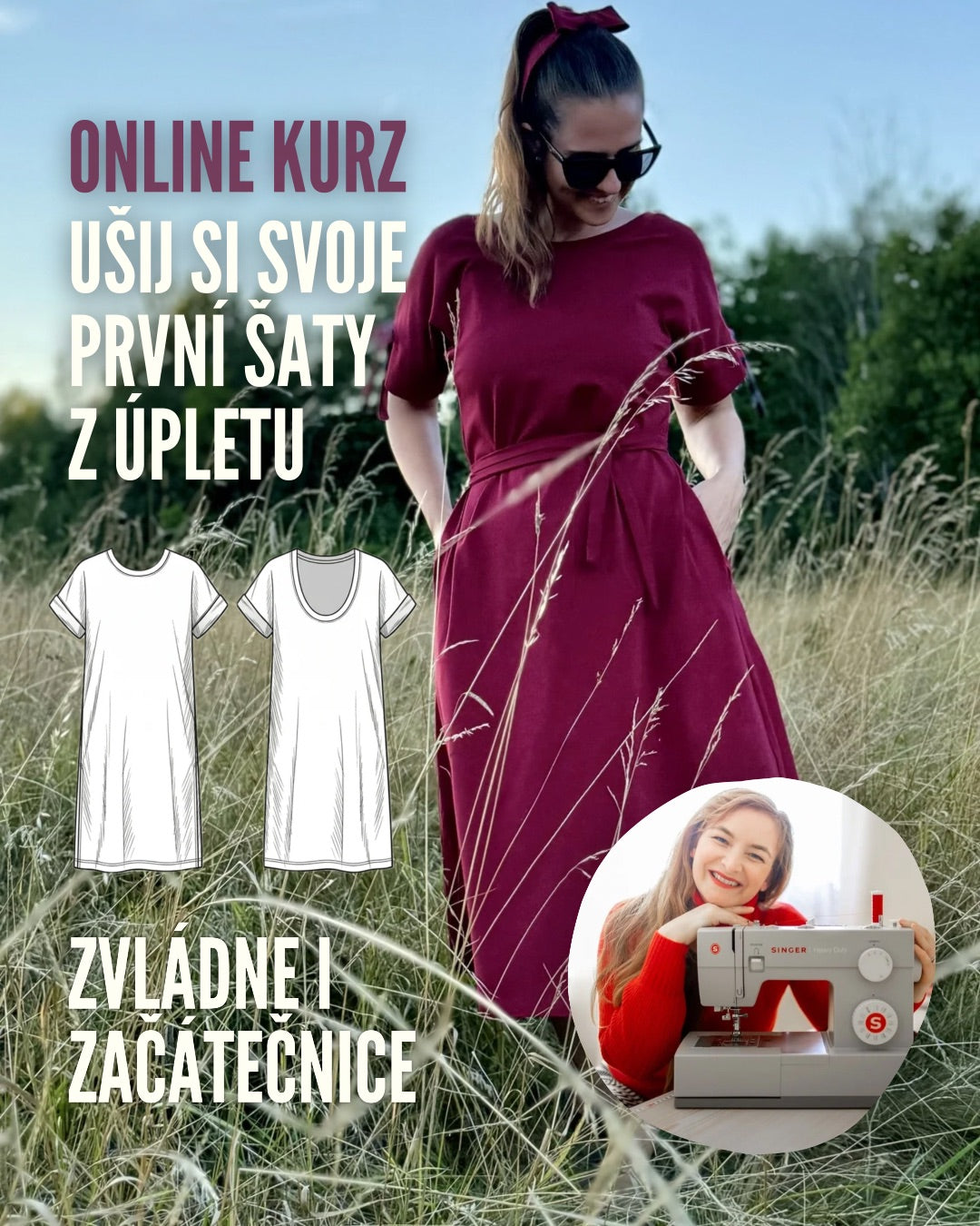 Ušij si svoje první šaty z úpletu