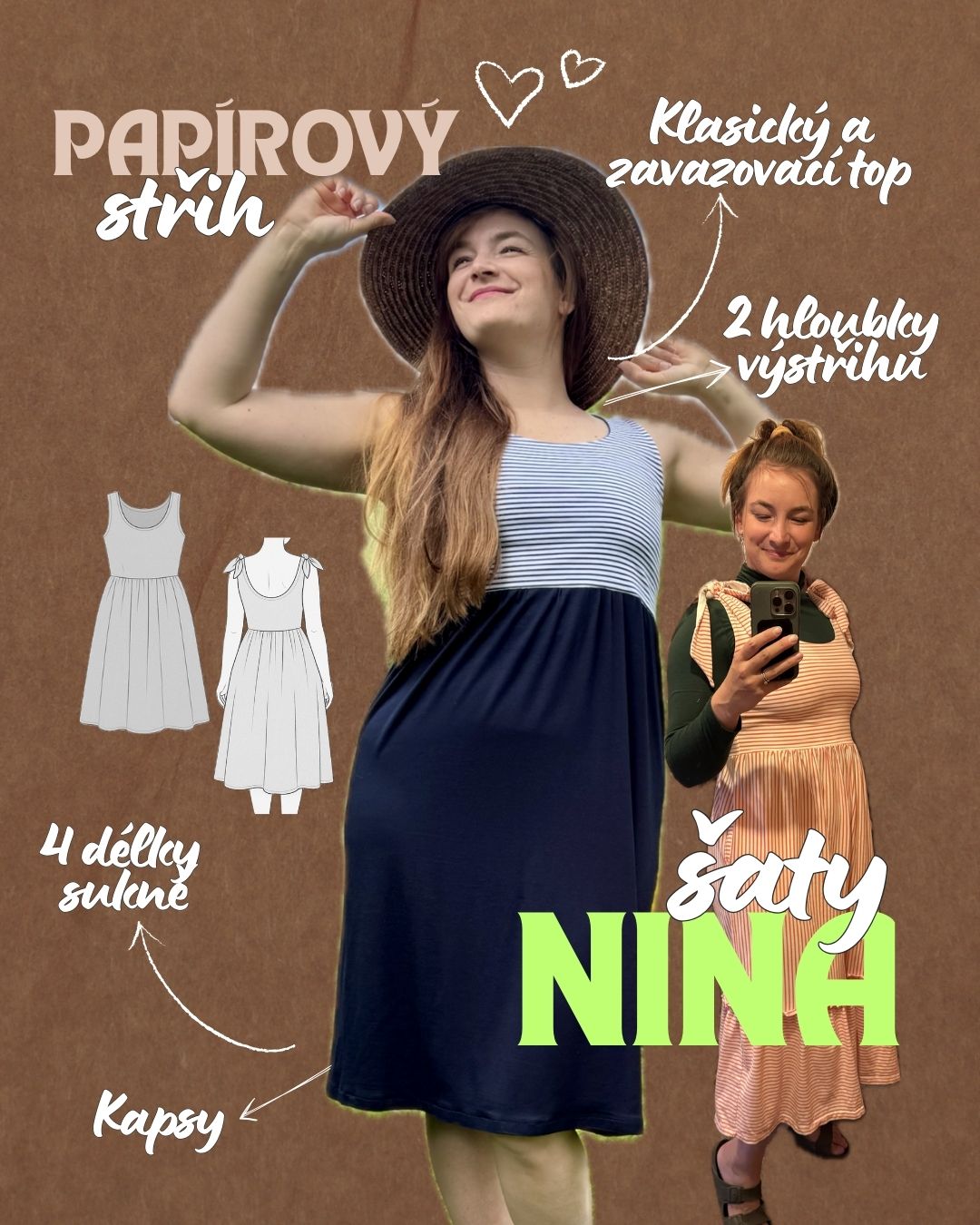 Šaty snů NINA - PAPÍROVÝ střih