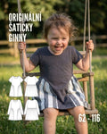 Šatičky GINNY 62-116 - PAPÍROVÝ střih