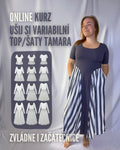 Ušij si variabilní top/šaty Tamara