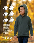 Mikina WINKY 122-164 - PAPÍROVÝ střih