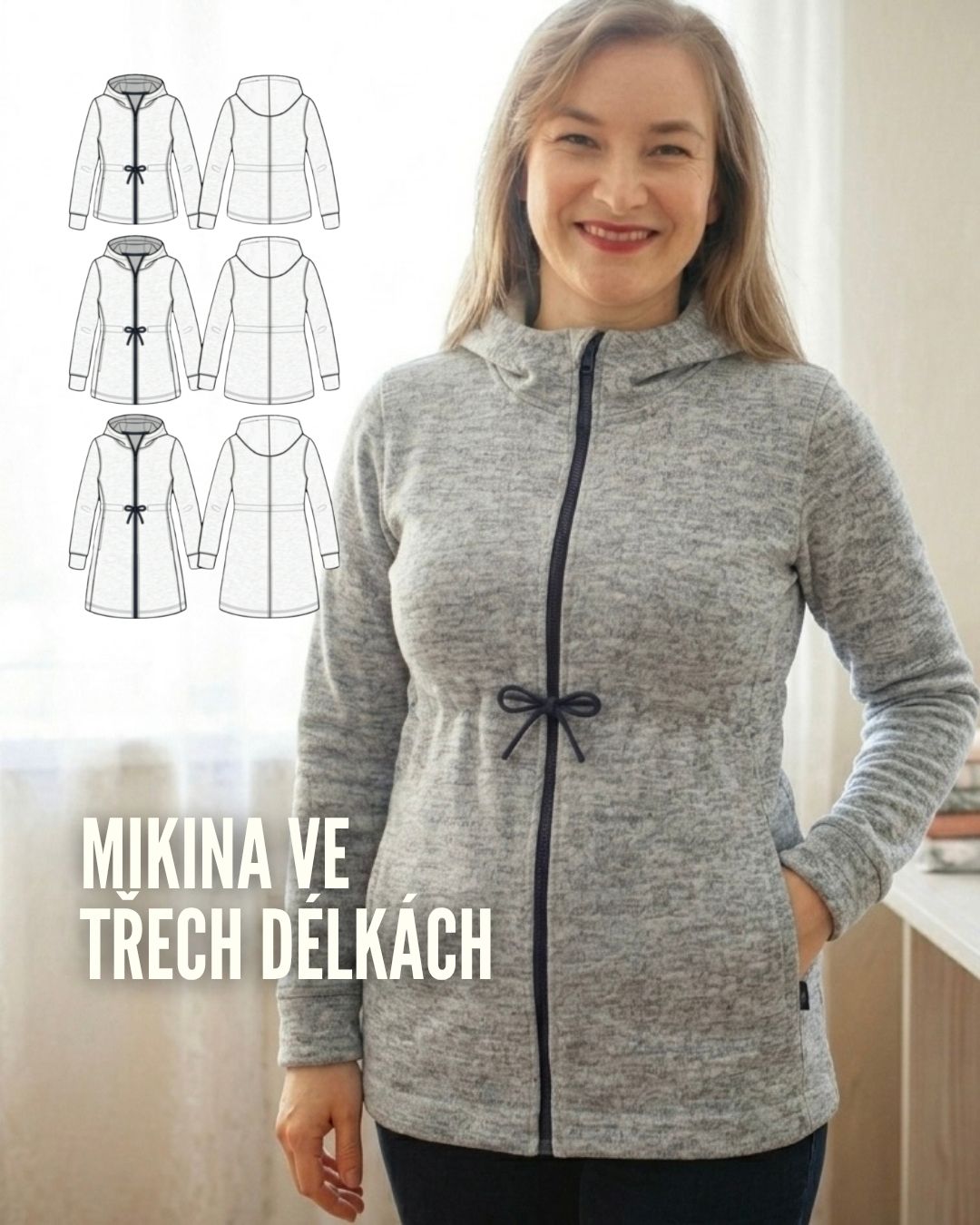 Mikina Vera PDF střih
